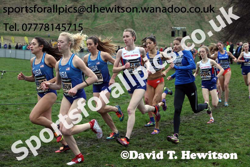 Junior womens Great Edinburgh Cross Country, 2017 Great Edinburgh Cross Country. Photo: David T. Hewitson/Sports for All PIcs
